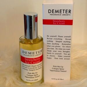 Demeter Strawberry Ice Cream by for Women Pick-Me Up Cologne Spray, 4.0-Ounce